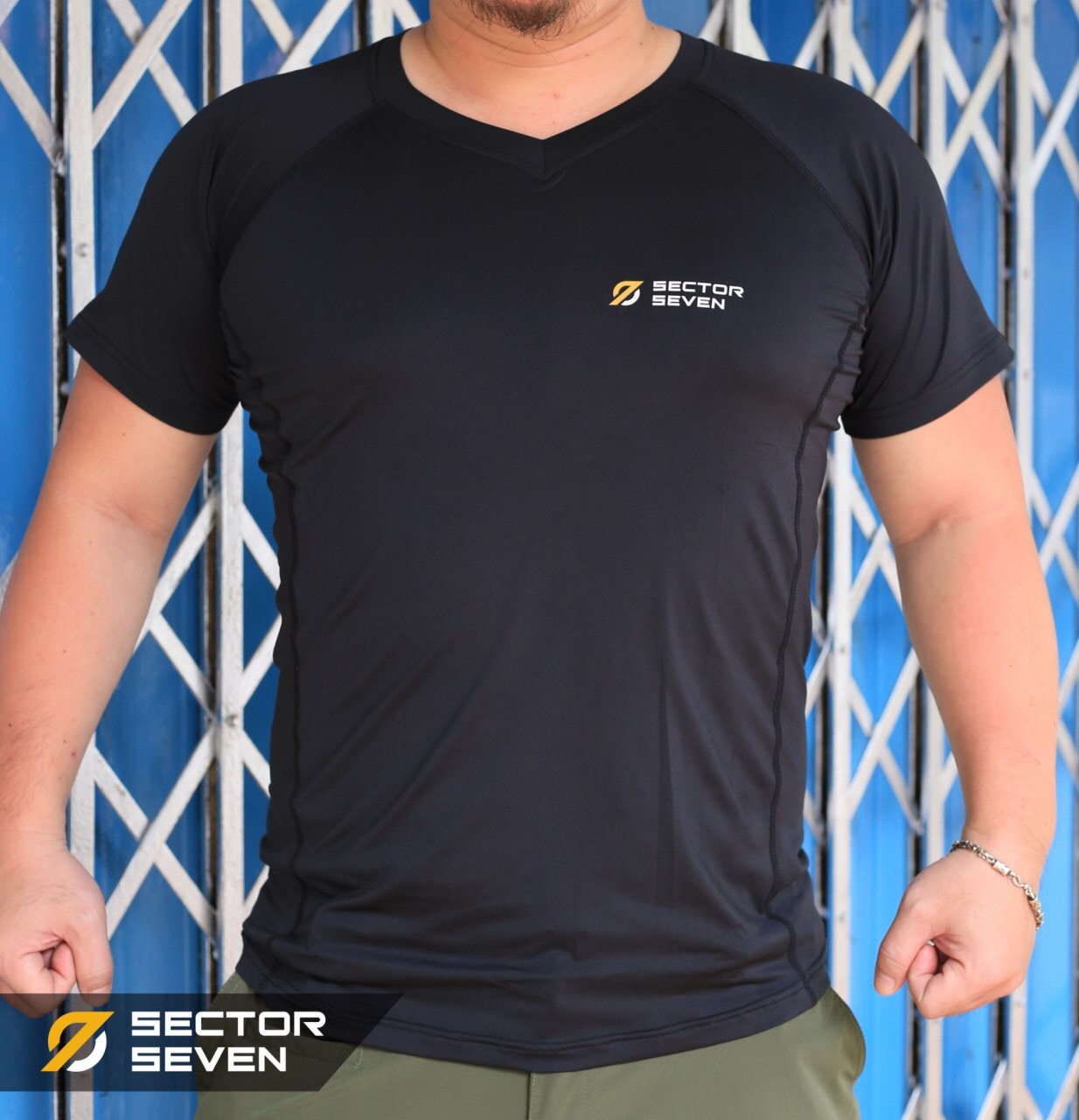 🔥ลูกค้าสามารถดูสินค้าทั้งหมดจาก แอด id Line:@bkkboy88 (ใส่ @ นำหน้าด้วยนะครับ) 🔥 ✅New.เสื้อยืดคอวี Sector Seven ผ้านาโน -เทคโนโลยี ผ้า top dry ผสม spandex -เนื้อผ้ายืดหยุ่น 4 ทิศทาง -เข้ารูป ใส่กระชับ คล่องตัว น้ำหนักเบา -ดูดซับเหงื