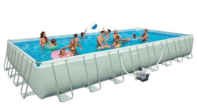 Intex สระน้ำ Ultra frame Pool ขนาด 32 ฟุต รุ่น 28376