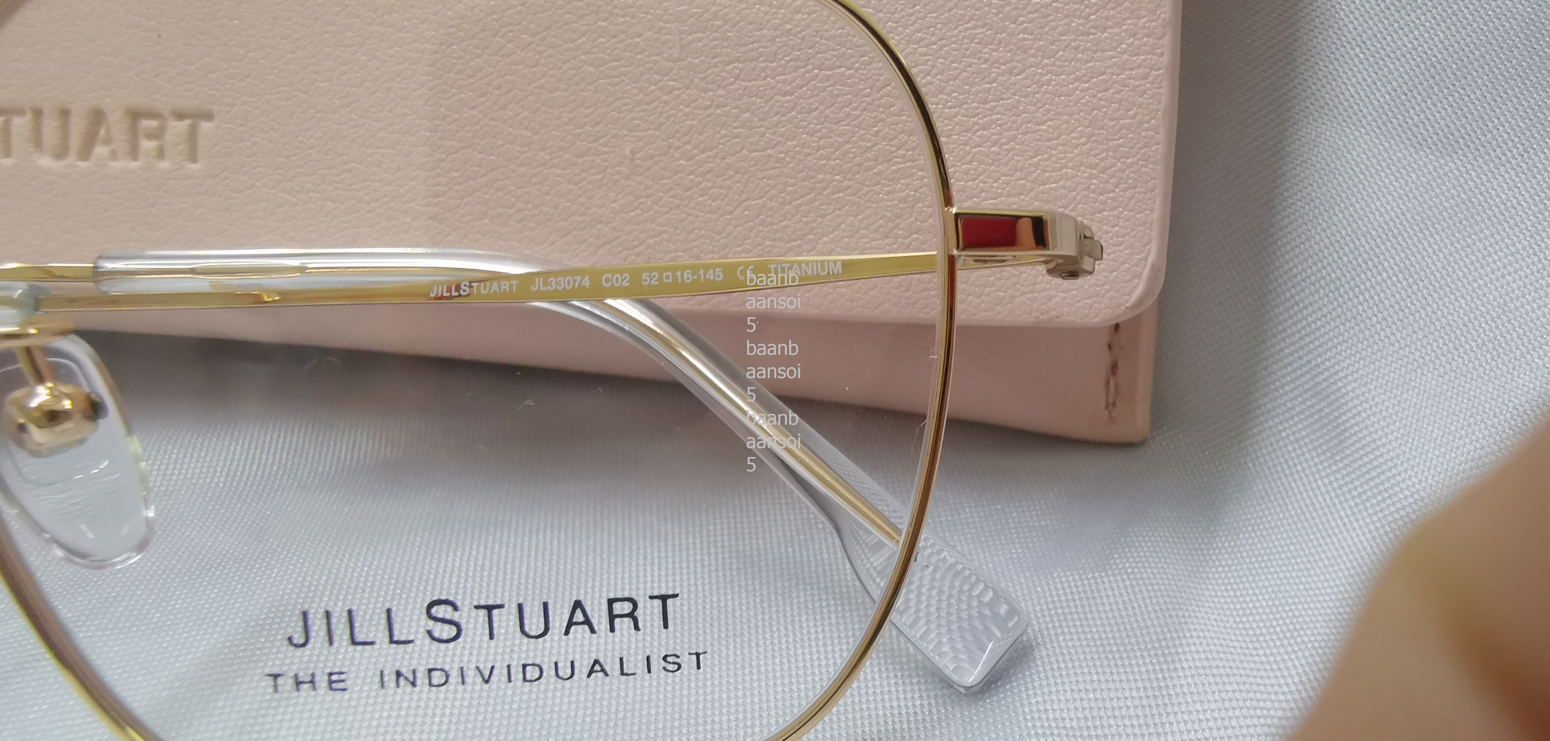 JILL STUART-JL33074 กรอบแว่น แท้ 💯% โปรโมชั่น กรอบแว่นตาพร้อมเลนส์ HOYA ราคา 4,690 บาท