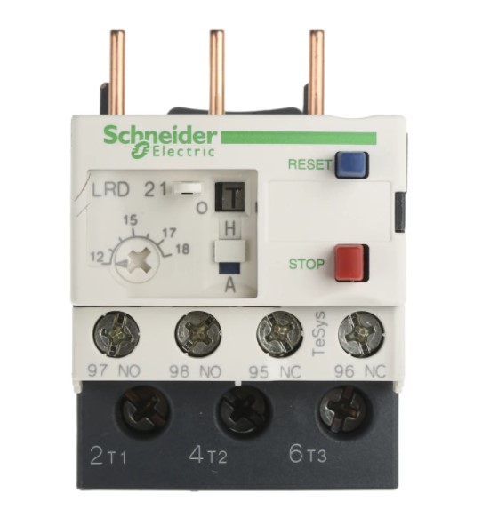เทอร์มอล โอเวอร์โหลดรีเลย์ SCHNEIDER TeSys LRD 3P รุ่น LRD21