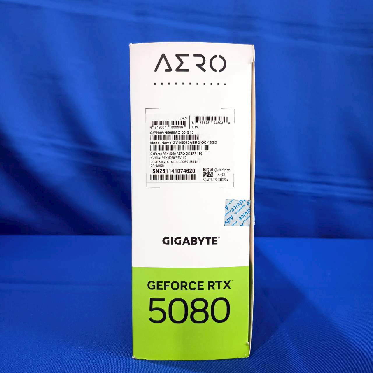 RTX 5080 Gigabyte AERO OC 16GB GDDR7 16GB 256bit นอนกล่อง 2 เดือน ประกัน Advice 27/8/2028