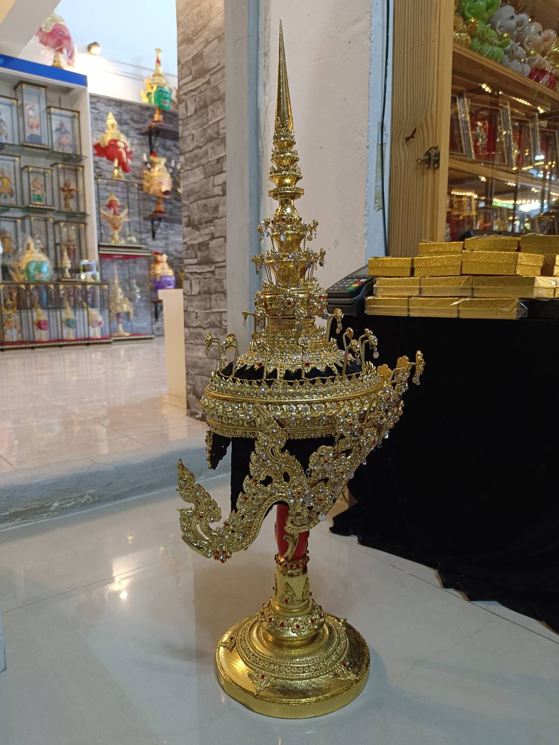 ชฎานาง ขนาดสวมหัว เกรดพรีเมี่ยม