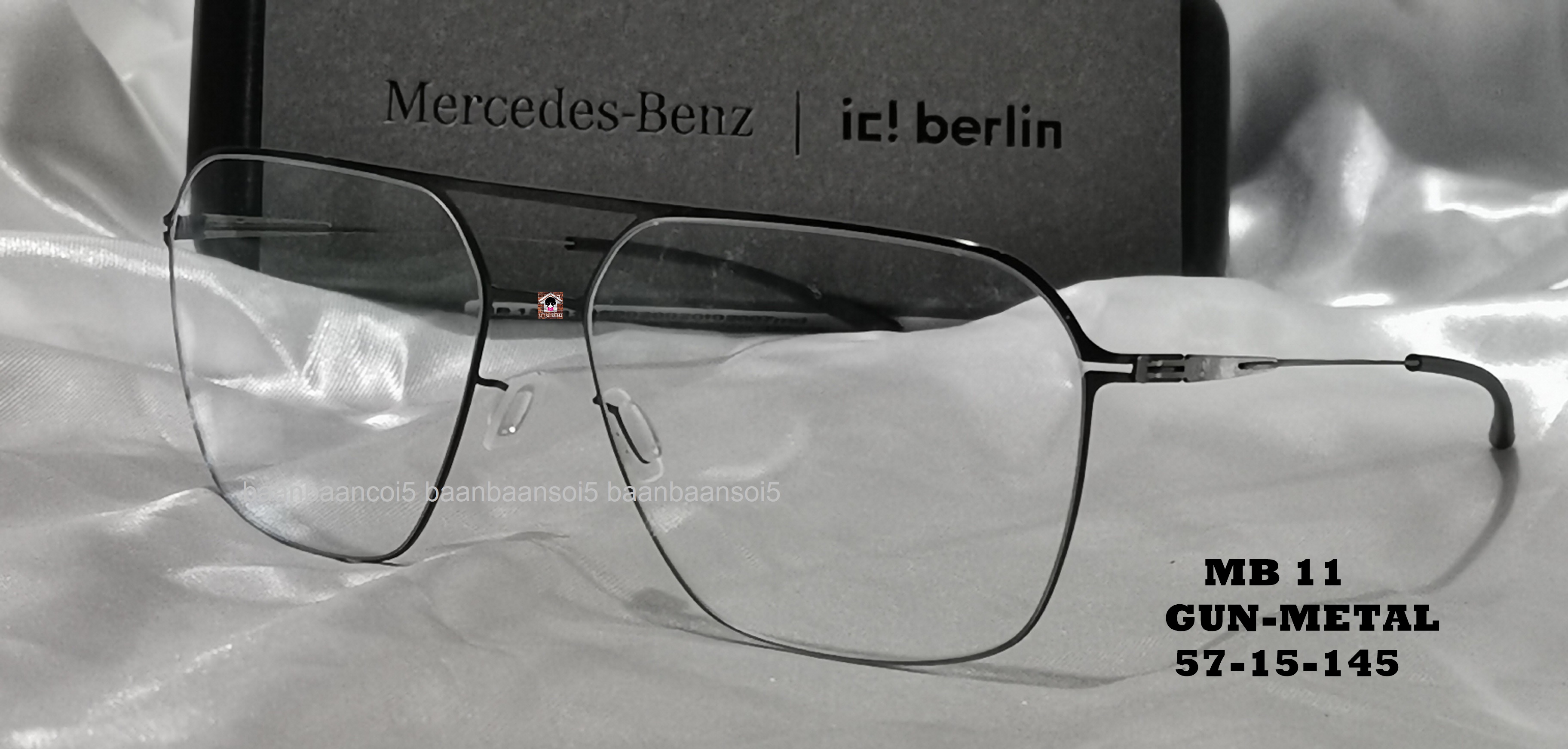 IC BERLIN MB11 โปรโมชั่น พร้อมเลนส์เปลี่ยนสี Hoya Sensity ราคา 21,900 บาท