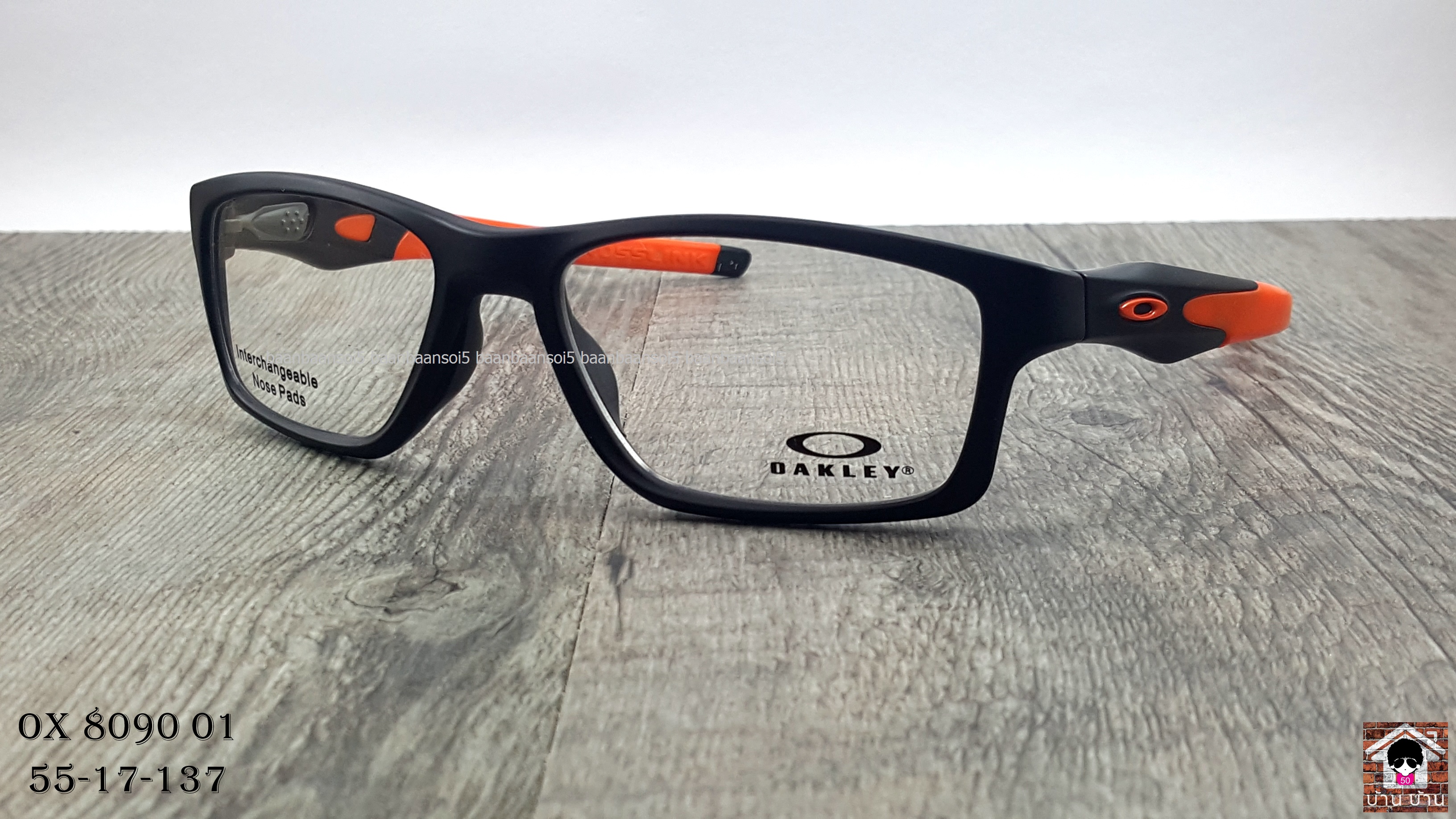 Oakley OX8090-01 CROSSLINK MNP โปรโมชั่น กรอบแว่นตาพร้อมเลนส์ HOYA ราคา 5,700 บาท