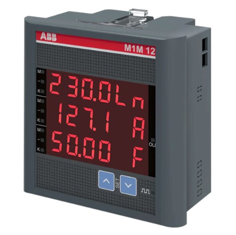 ABB พาวเวอร์มิเตอร์ Power Meter 3เฟส Digital Meter รุ่น M1M 12 Modbus M1M12