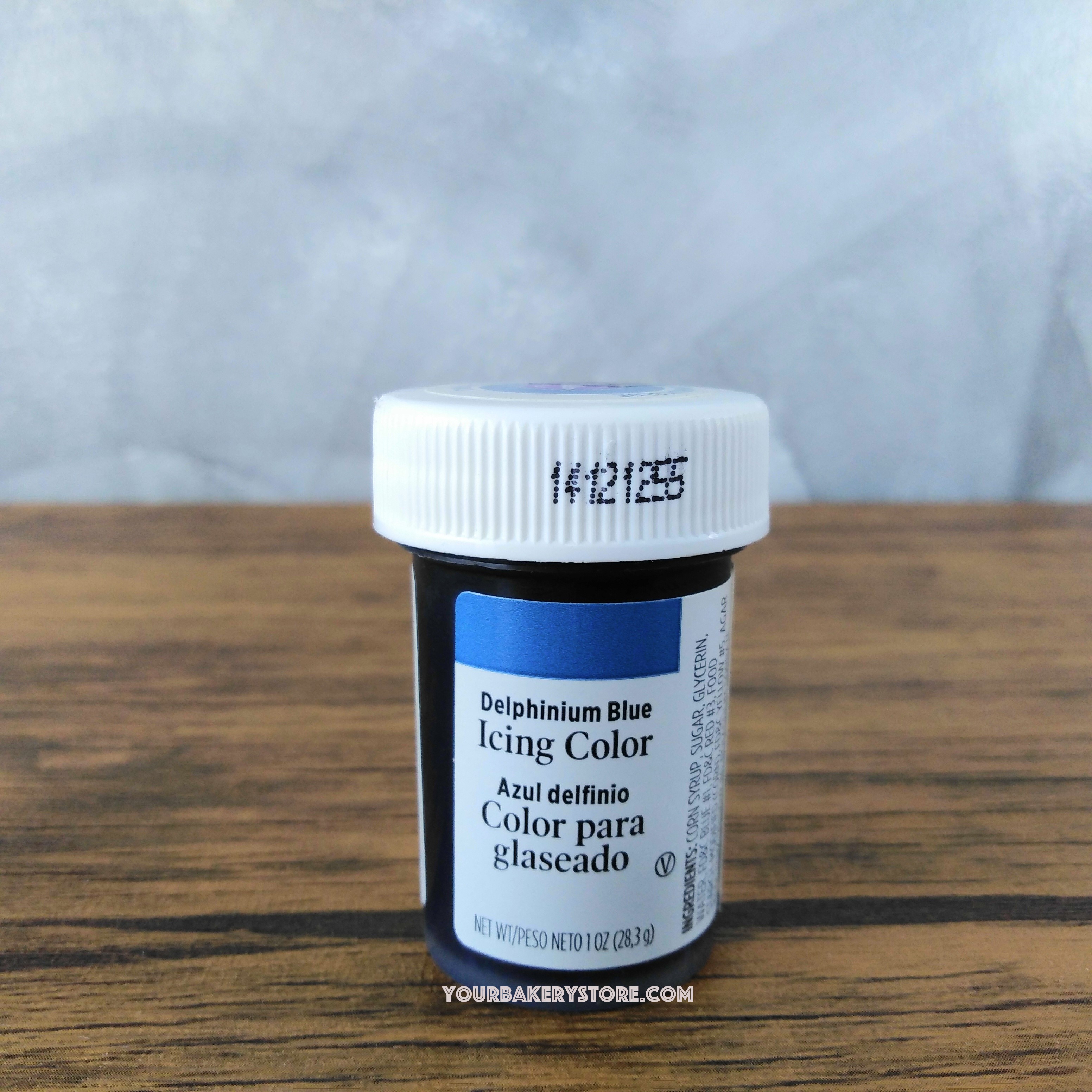 ไอซิ่งคัลเลอร์ Delphinium Blue ตรา วิลตัน 28.3g.