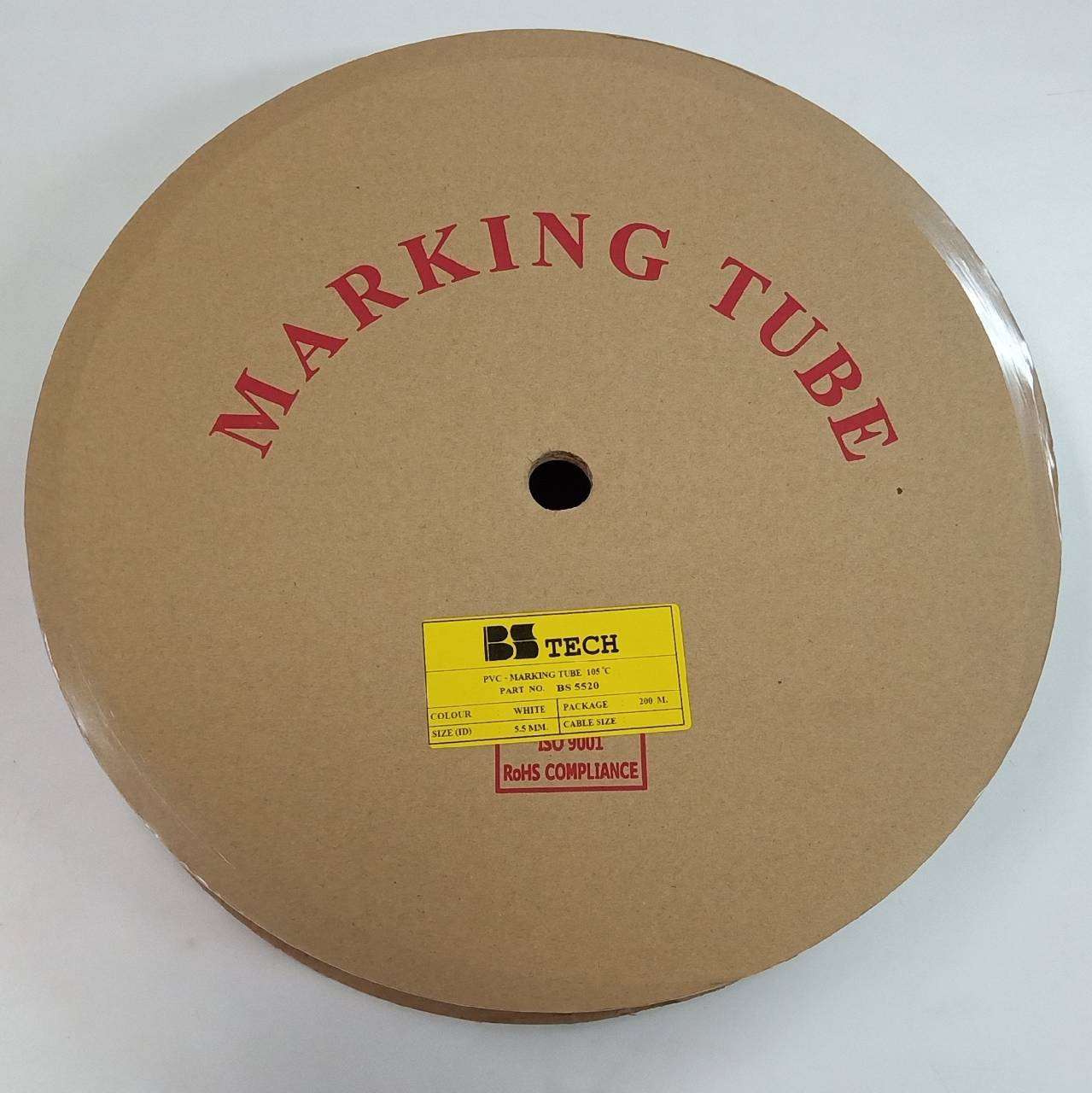 ท่อปลอกสายไฟ BS-TECH ขนาด 5.0 mm. ยาว 200m PVC TUBE