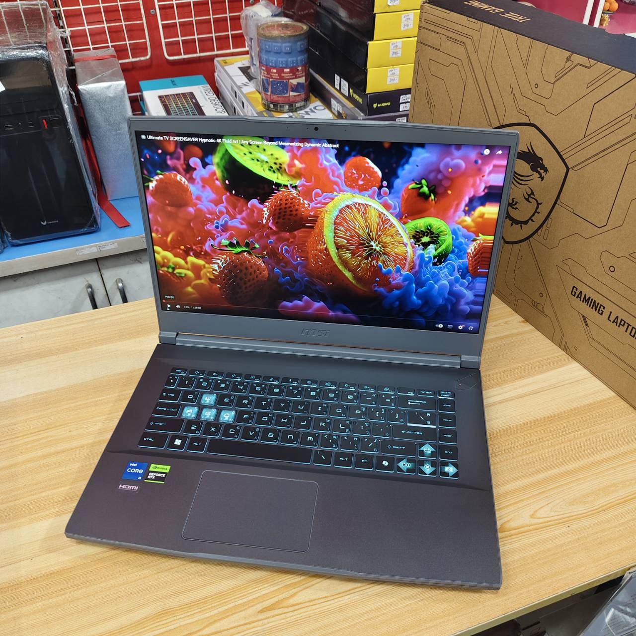 MSI THIN 15 B13UCX-1610TH สภาพเครื่อง 99% เครื่อง 3 เดือน ประกัน Synnex 26/6/2027