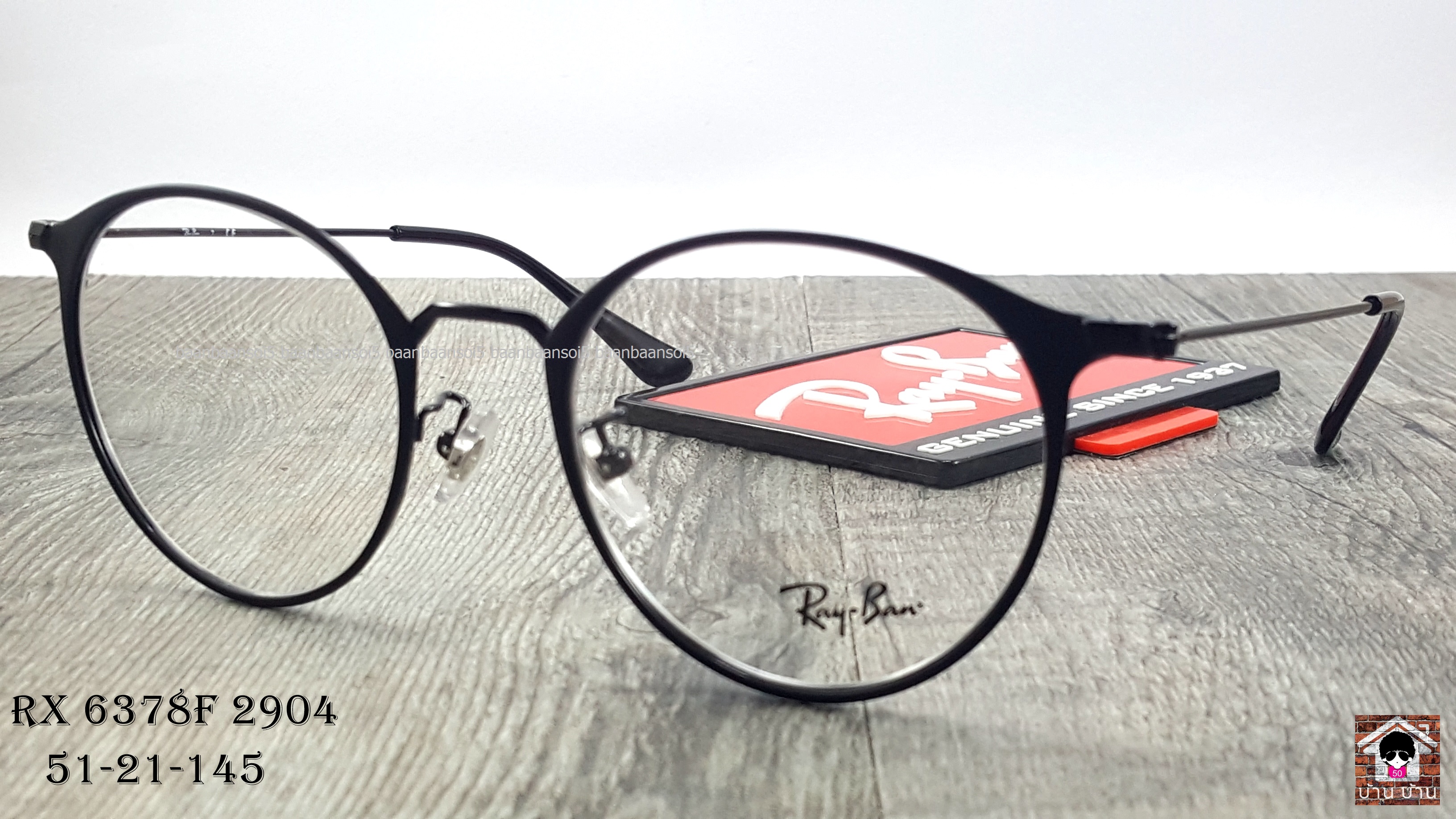 Rayban RB 6378F 2904 โปรโมชั่น กรอบแว่นตาพร้อมเลนส์ HOYA ราคา 4,700 บาท