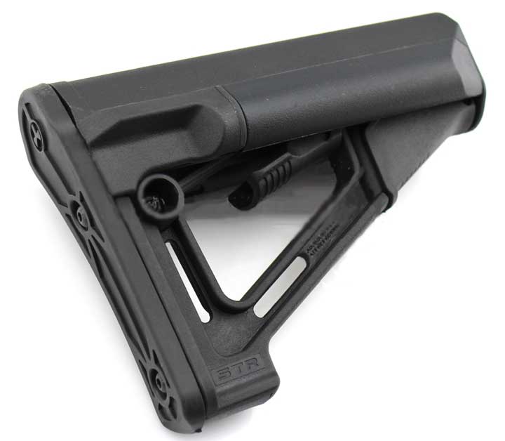New.MAGPUL STR Carbine Stock for M4/M16 Airsoft Rifle (BK) ราคาพิเศษ