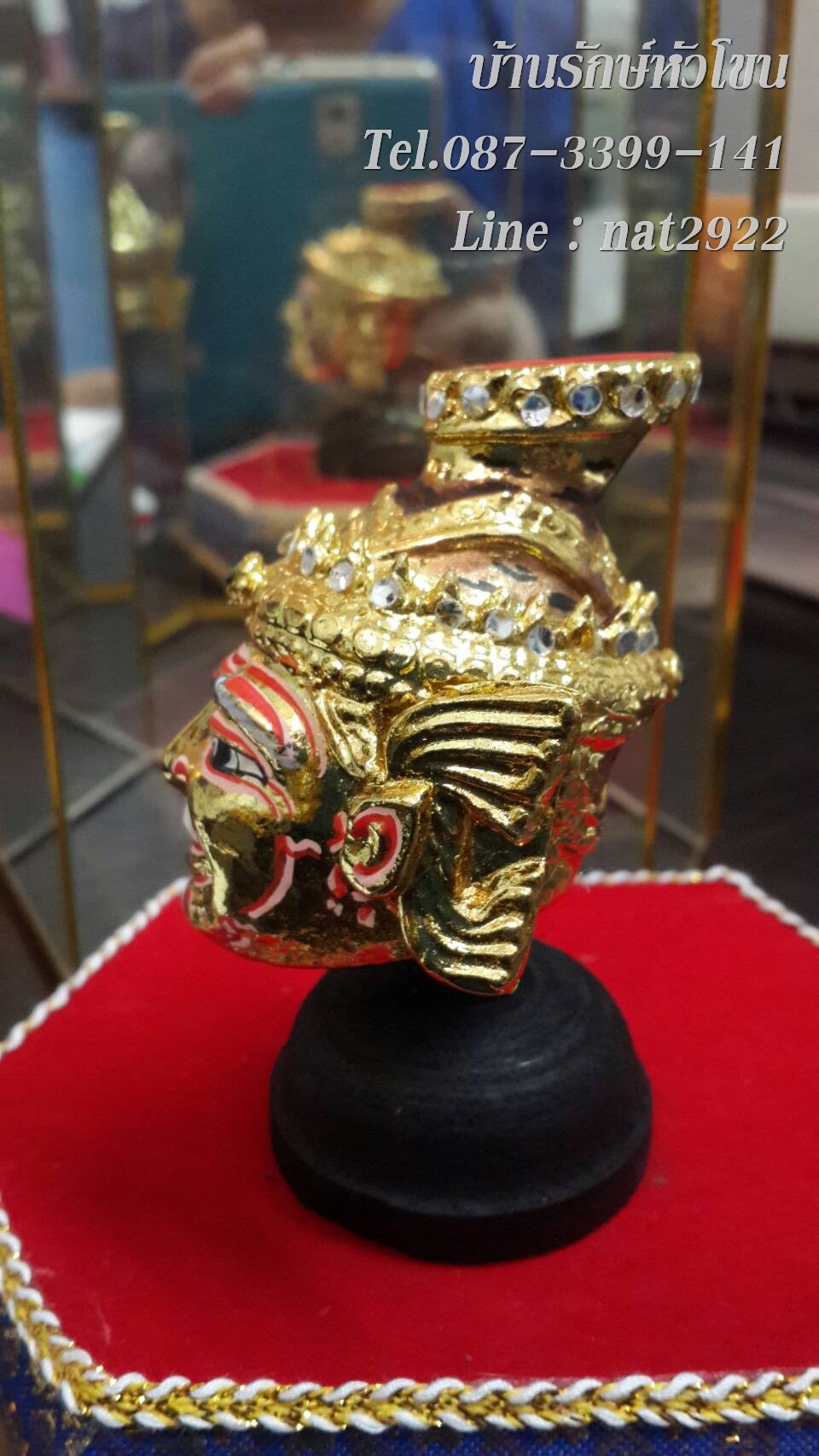 เศียรครูขนาดจิ๋ว เซ็ท 3 เศียร พ่อแก่ พระพิฆเนศ พระพิราพ