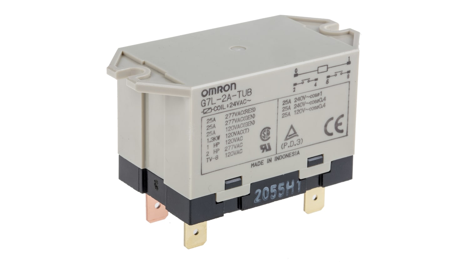 RELAY OMRON G7L-2A-TUB พาวเวอร์รีเลย์ 220VAC