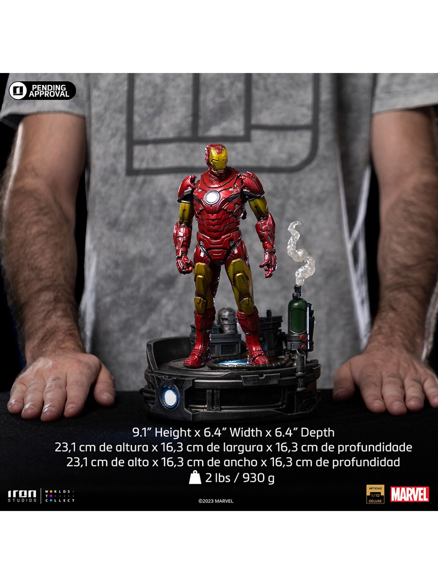 เปิดจอง : Iron Man Unleashed: Marvel 1/10 Scale (Deluxe)