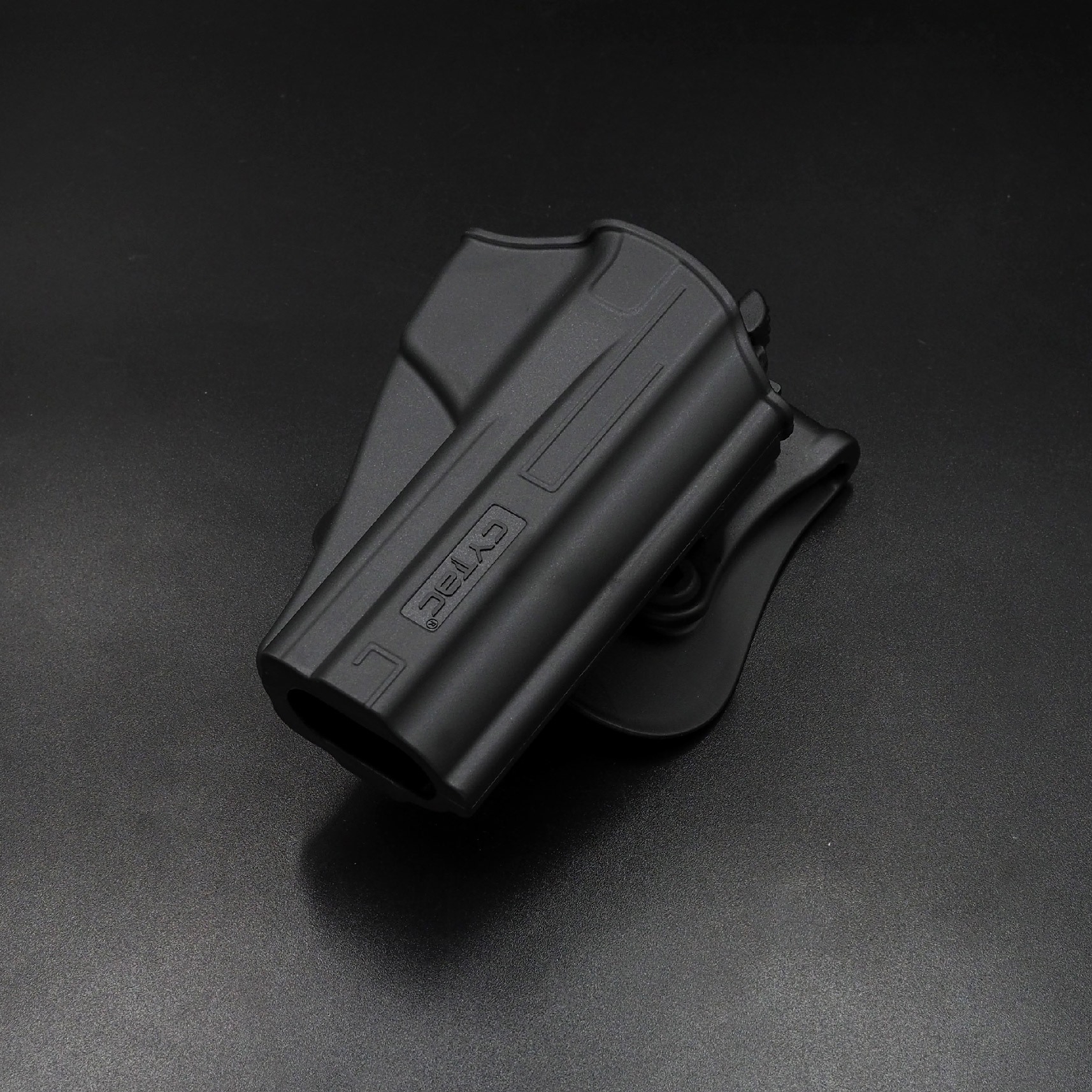 New. ซองพกนอก ปลดล็อคนิ้วโป้ง รุ่น Beretta 92, Beretta 92FS,GSG92, Girsan Regard MC ( Cytac T-Thumbsmart Holster ) ⚡️ผลิตจากวัสดุ Polymer เกรดคุณภาพ แข็งแรงทนทาน ⚡️ออกแบบให้ปลดล็อคนิ้วโป้ง ใช้งานง่ายเป็นธรรมชาติ และปลอดภัยยิ่งขึ้น ⚡️ด