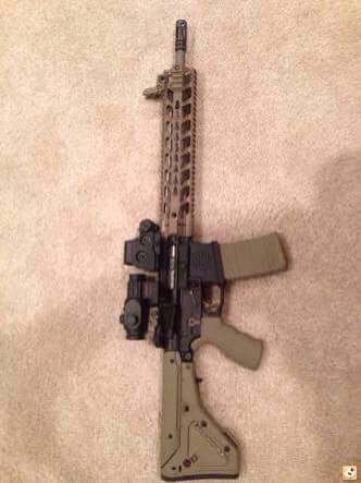 New.ชุดหน้า Fortis REV Cmmg.22 12นิ้ว - งาน CNC น้ำหนักเบาเพียง 25กรัม - ใช้ติดตั้งกับแกน Delta Ring ได้เลย (ดูตามรูป) - มีช่องสำหรับอุปกรณ์ Keymod - มีราง20mm มาตรฐาน - มีช่องหูกวิน 4 ช่อง - มีสีดำ/ทราย ราคาพิเศษ