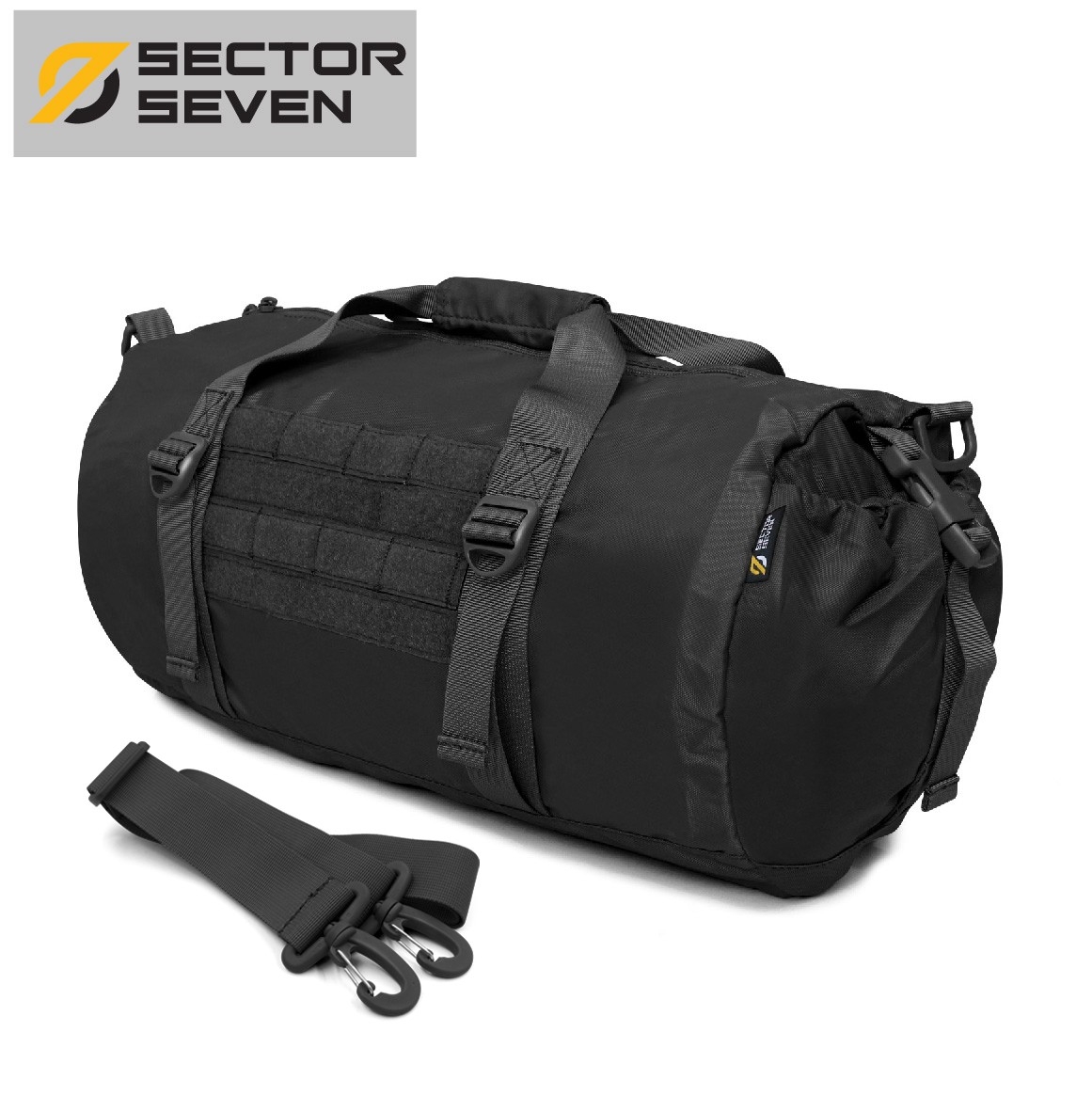 (clapping hands)สินค้าใหม่ค่ะ (fire)Sector Seven Duffel bag 🍁 ผลิตจากผ้า 400D เกรดคุณภาพ 🍁 วัสดุทนทานต่อรอยขีดข่วน กันละอองน้ำได้ 🍁 Molle webbings สำหรับร้อยอุปกรณ์ 🍁 มีแผ่น Velcro ติด patch 🍁 Weight 450 g. , Capaci