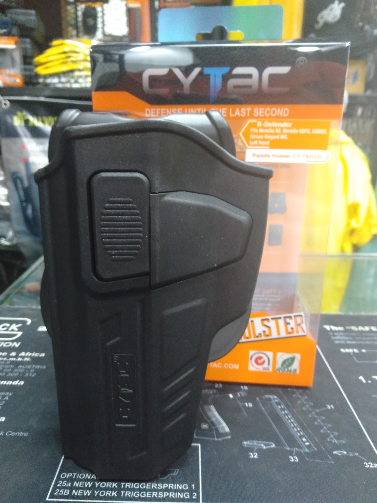 ซองปืน Cytac Beretta 92fs สำหรับคนถนัดซ้าย