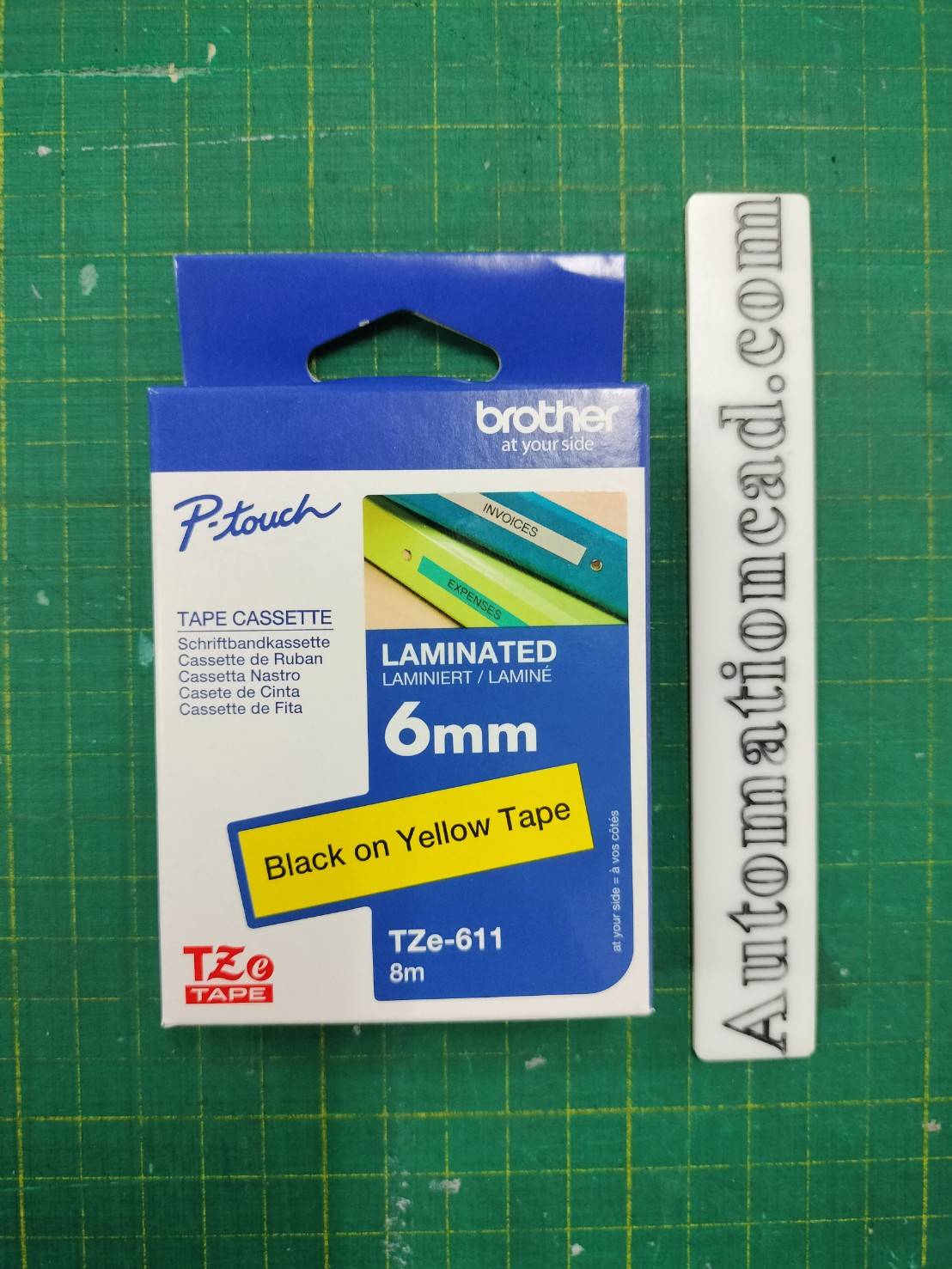 เทปพิมพ์อักษร TZE 6 ถึง 36 มม. BROTHER ของแท้