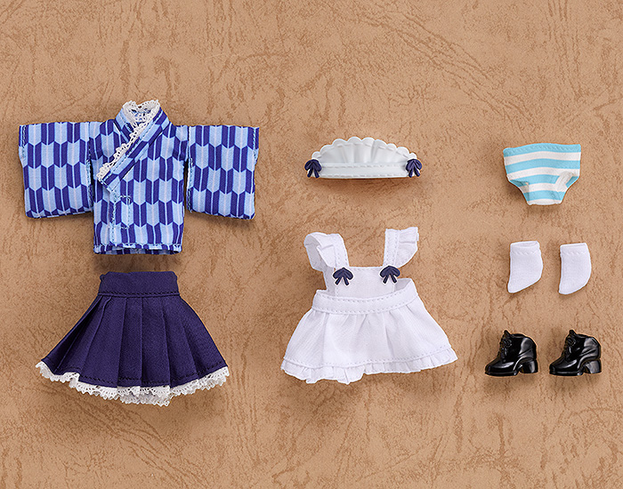 เปิดจอง : Nendoroid Doll: Outfit Set (Japanese-Style Maid - Blue)
