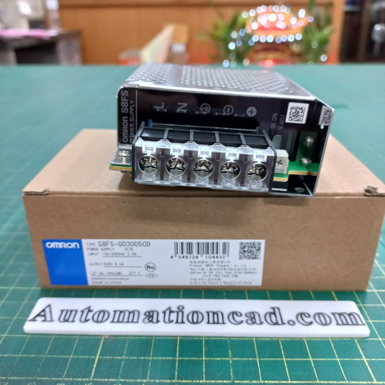 POWER SUPPLY S8FS-G03005CD OMRON พาวเวอร์ซัพพลาย 30W 6A 5VDC