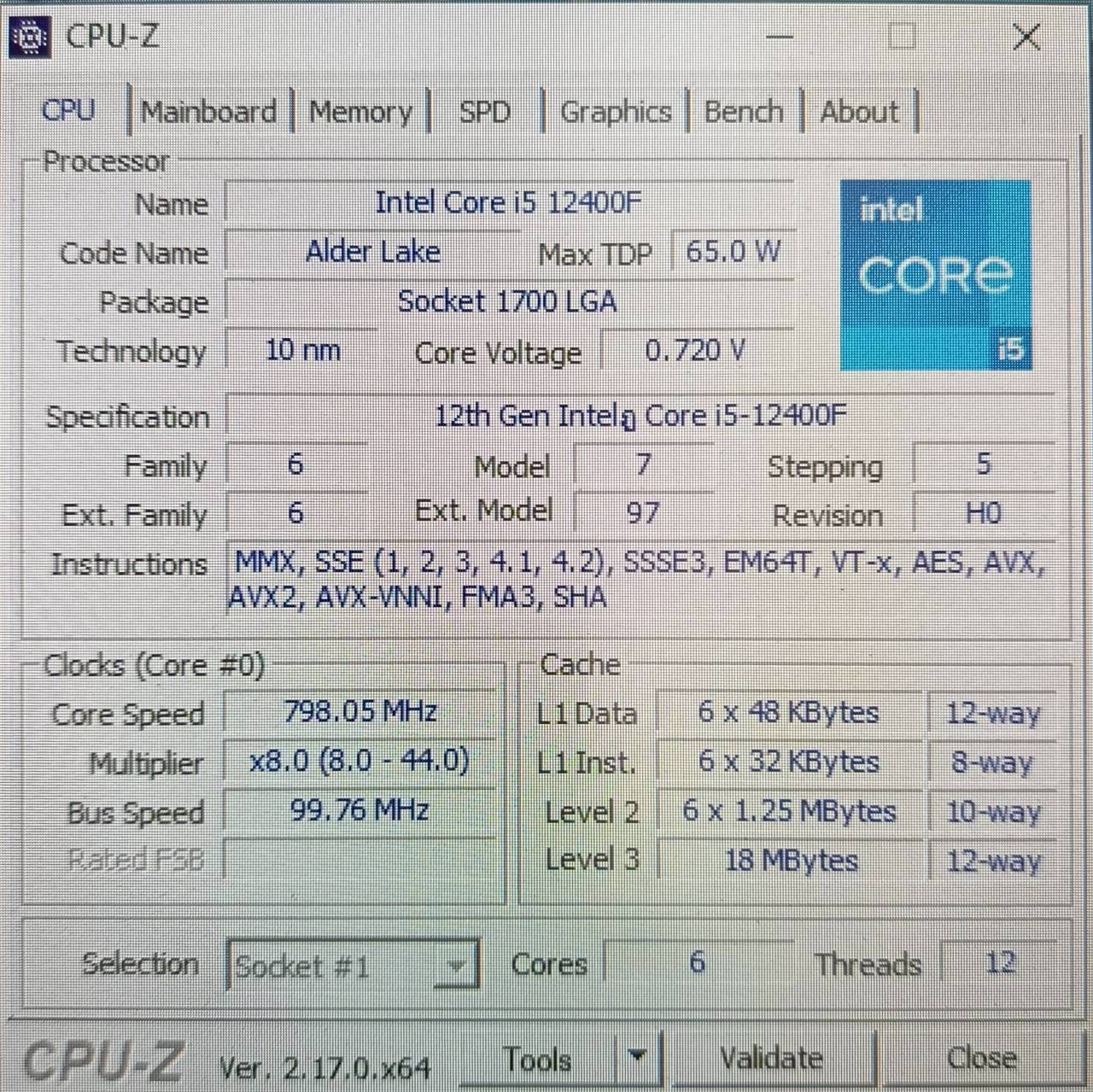 COMPUTER มือสอง เฉพาะ CASE Core i5 – 12400F 2.50GHz (CPU + M/B ประกัน J.I.B 10/03/2027)