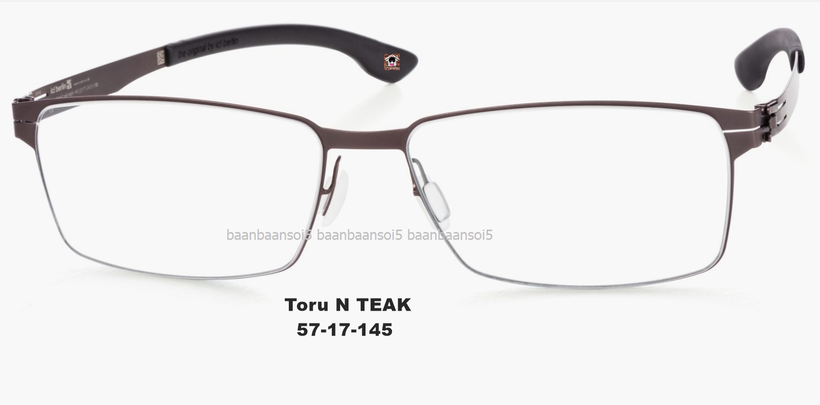 IC! BERLIN TORU N. โปรโมชั่น พร้อมเลนส์เปลี่ยนสี Hoya Sensity ราคา 18,900 บาท