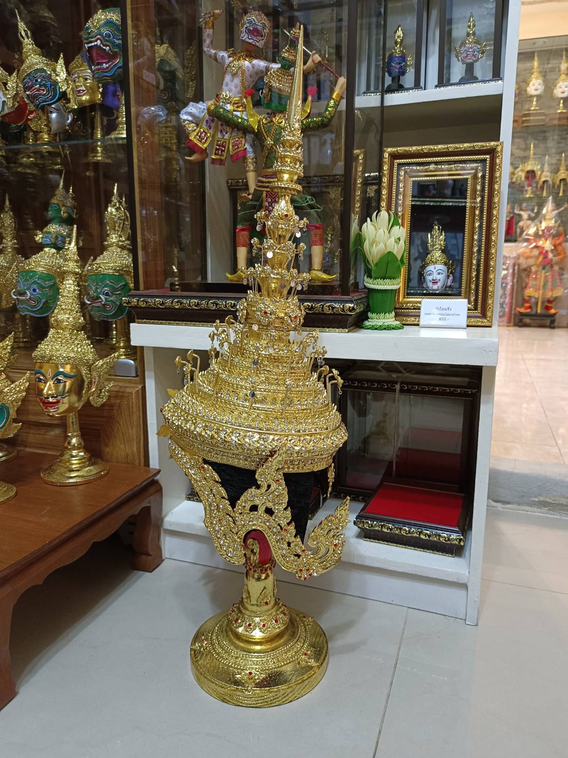 ชฎาพระ ขนาดสวมหัว เกรดพรีเมี่ยม