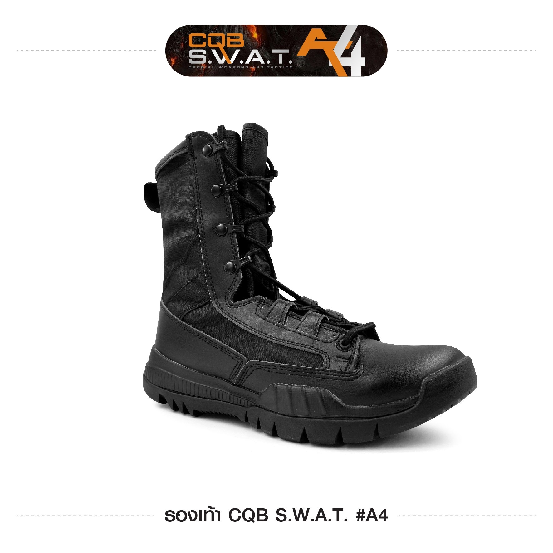 New. รองเท้า CQB A4 #รายละเอียดสินค้า - ชนิดของผ้า microfiber ที่มีน้ำหนักเบา ทำให้น้ำหนักเบามาก -อายุการใช้งานนาน หนังชนิดนี้นิยมผลิต รองเท้า safety รองเท้าหัวเหล็ก เป็นที่นิยมมากในปัจจุบัน -พื้น PU ความหนาแน่นสูง ความแข็งเป็นเยี่ยม, ต้านทานการสึกหรอได้ด