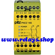 774077 PILZ PNOZ 16S 240VAC 24VDC 2n/o 2so LiNE iD : RELAYS.SHOP