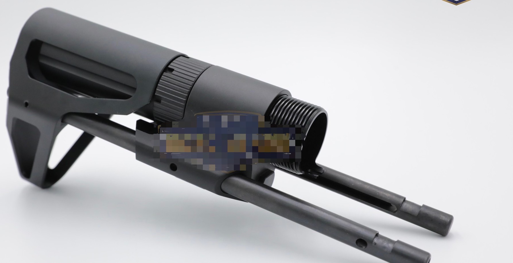 พานท้าย PDW RETRACTABLE ยี่ห้อ 5KU (พานท้าย PDW สำหรับปืนระบบแก็สที่มีลุกบัฟเฟอร์-สปริงบัฟเฟอร์)