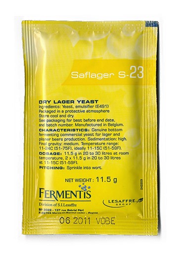 Saflager S-23 (Lager) 11.5 g.(x12 packs)