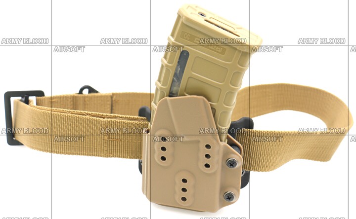 New.Single Standard Kydex Rifle Magazine Carrier for M4 5.56 Magazine(BK) ราคาพิเศษ