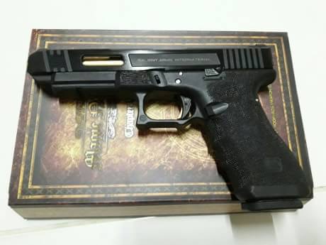 New.สินค้ามาใหม่ ปืนสั้น GLOCK17 SAI / GLOCK34 SAI ตัวแต่ง ท่อทอง ราคาพิเศษ