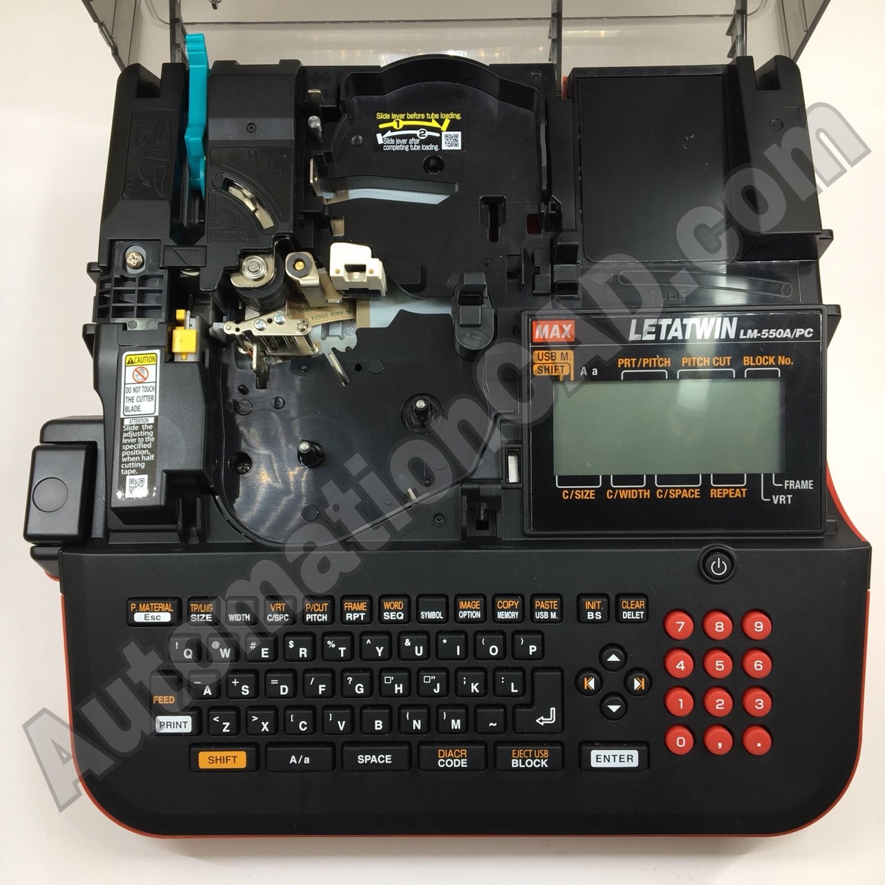 เครื่องพิมพ์ปลอกสายไฟ MAX LM-550A/PC แถมผ้าหมึก - กระเป๋าแข็ง