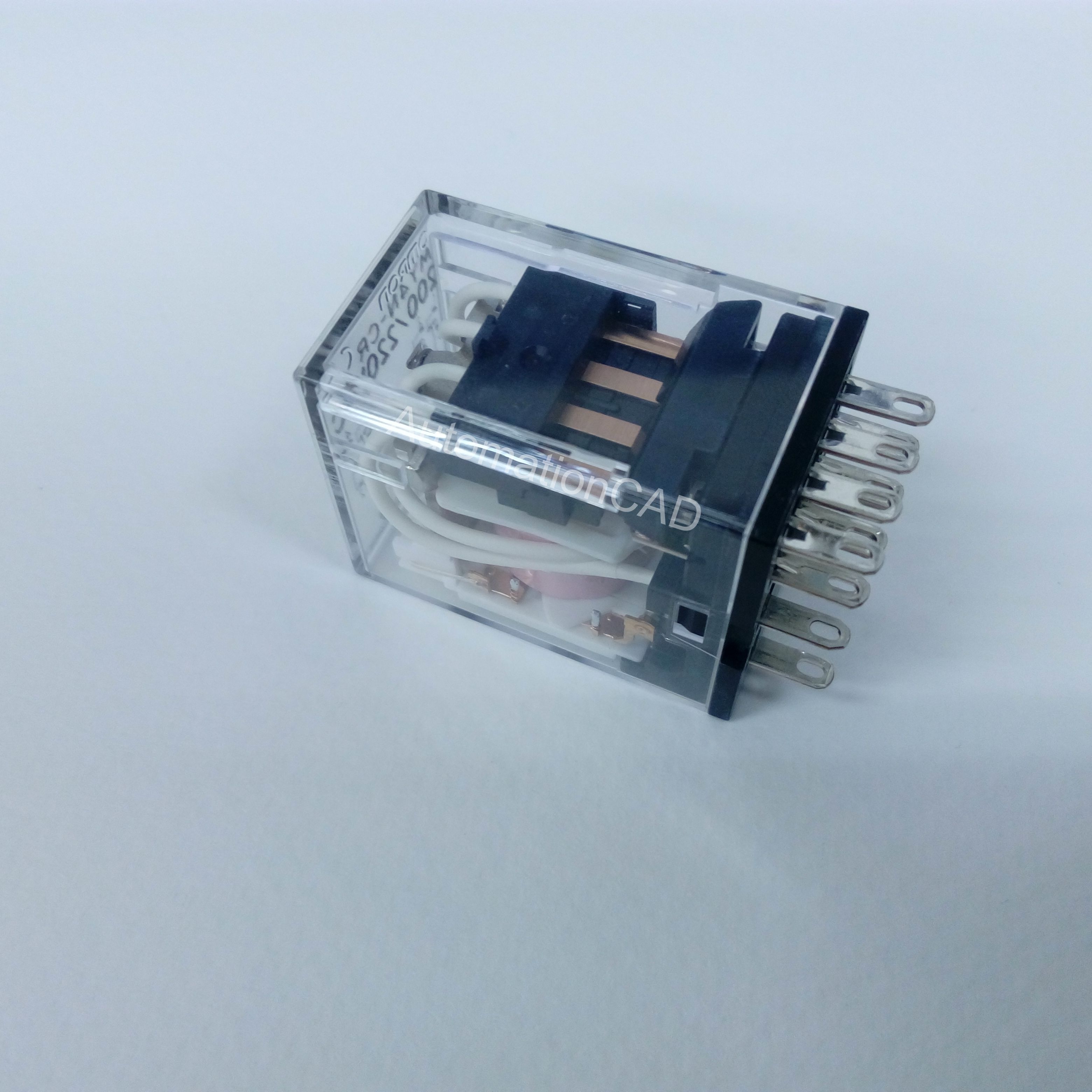 RELAY OMRON รีเลย์ 4 contact มีไฟ LED MY4N-CR 200/220 VAC