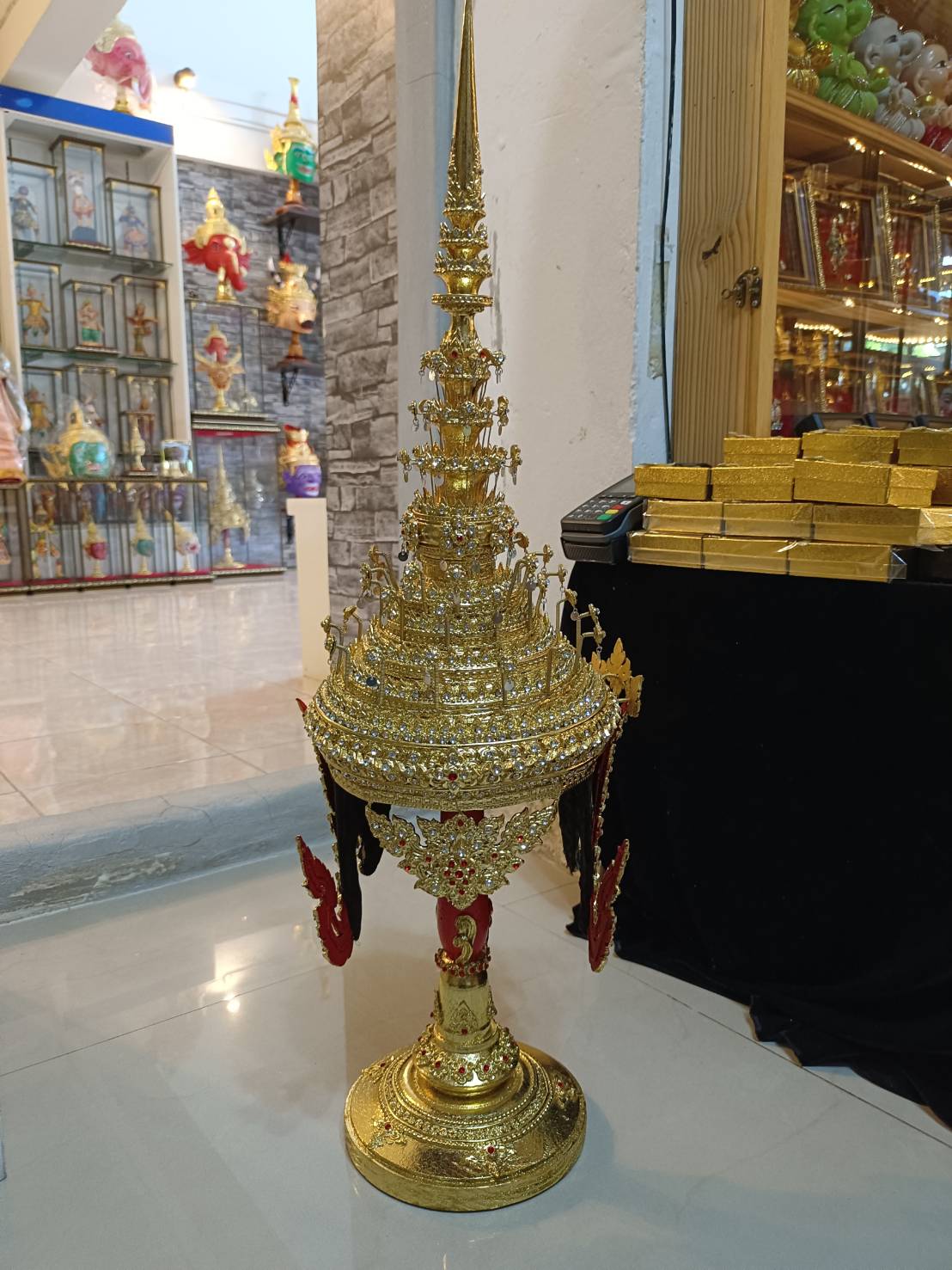 ชฎาพระ ขนาดสวมหัว เกรดพรีเมี่ยม