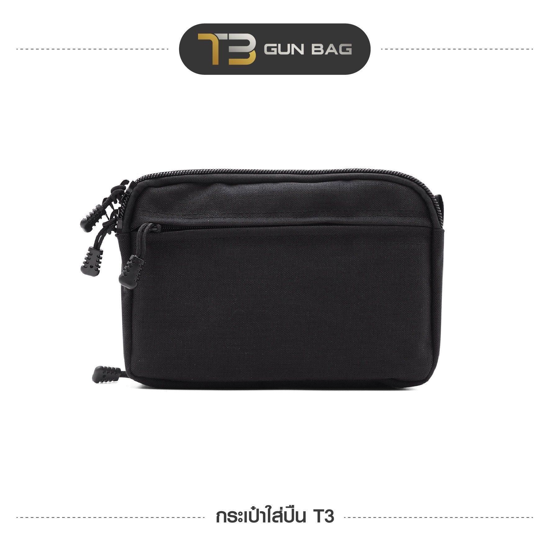 New. กระเป๋าใส่ปืนพกสั้น T3 ⚡️ผลิตจากผ้า 1000D กันน้ำได้ ⚡️ตัดเย็บปราณีต ด้านในบุฟองน้ำกันกระแทก ⚡️มีหูหิ้ว พกพาสะดวก และมีช่องใส่ของถึง 3 ช่อง ⚡️ช่องด้านหลัง มาพร้อมแผ่น velcro ขนาดใหญ่ สามารถติดซองปืนผ้า (ถอดออกได้) ⚡️