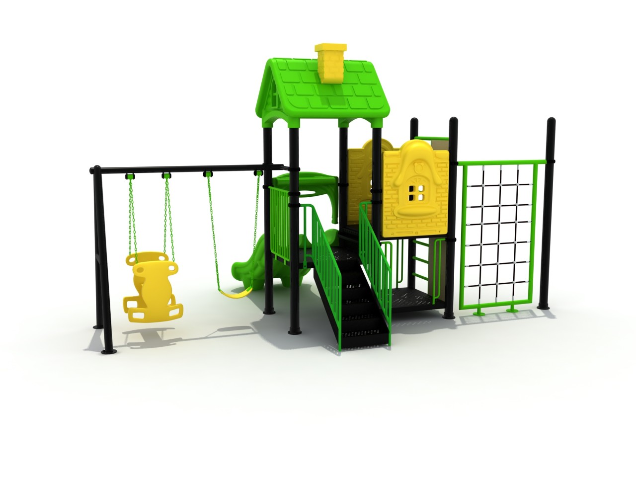 เครื่องเล่นสนาม ชุดบ้านศูนย์รวมเครื่องเล่นหรรษา