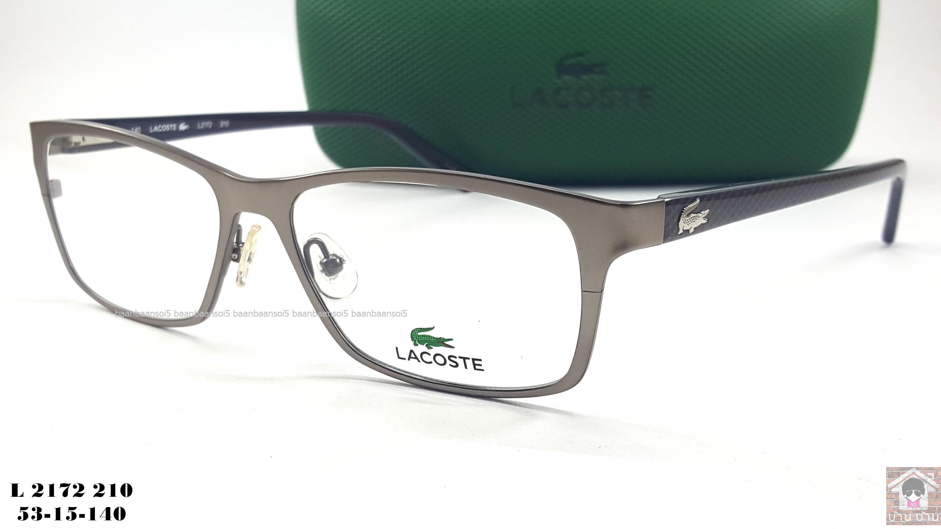 LACOSTE L2172 210 โปรโมชั่น กรอบแว่นตาพร้อมเลนส์ HOYA ราคา 3,900 บาท