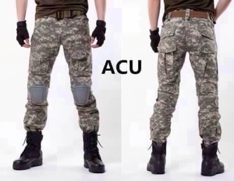New.สินค้ายอดนิยม กางเกงสนับเข่ายุทธวิธี เป็นผ้าตาราง เนื้อผ้าใส่สบาย ซักตากแห้งไว เนื้อผ้าเป็นผ้าทอสีเดียวกันกับเนื้อผ้า จึงไม่ต้องกังวลเรื่องสีตก สีซีดเร็ว มีสนับเข่าในตัว ไม่ใช้งานสามารถดึงออกได้ สีดำ ครีม เขียว AUC Atacsทราย Atacsเขียว มัลติแคมป์ พราง