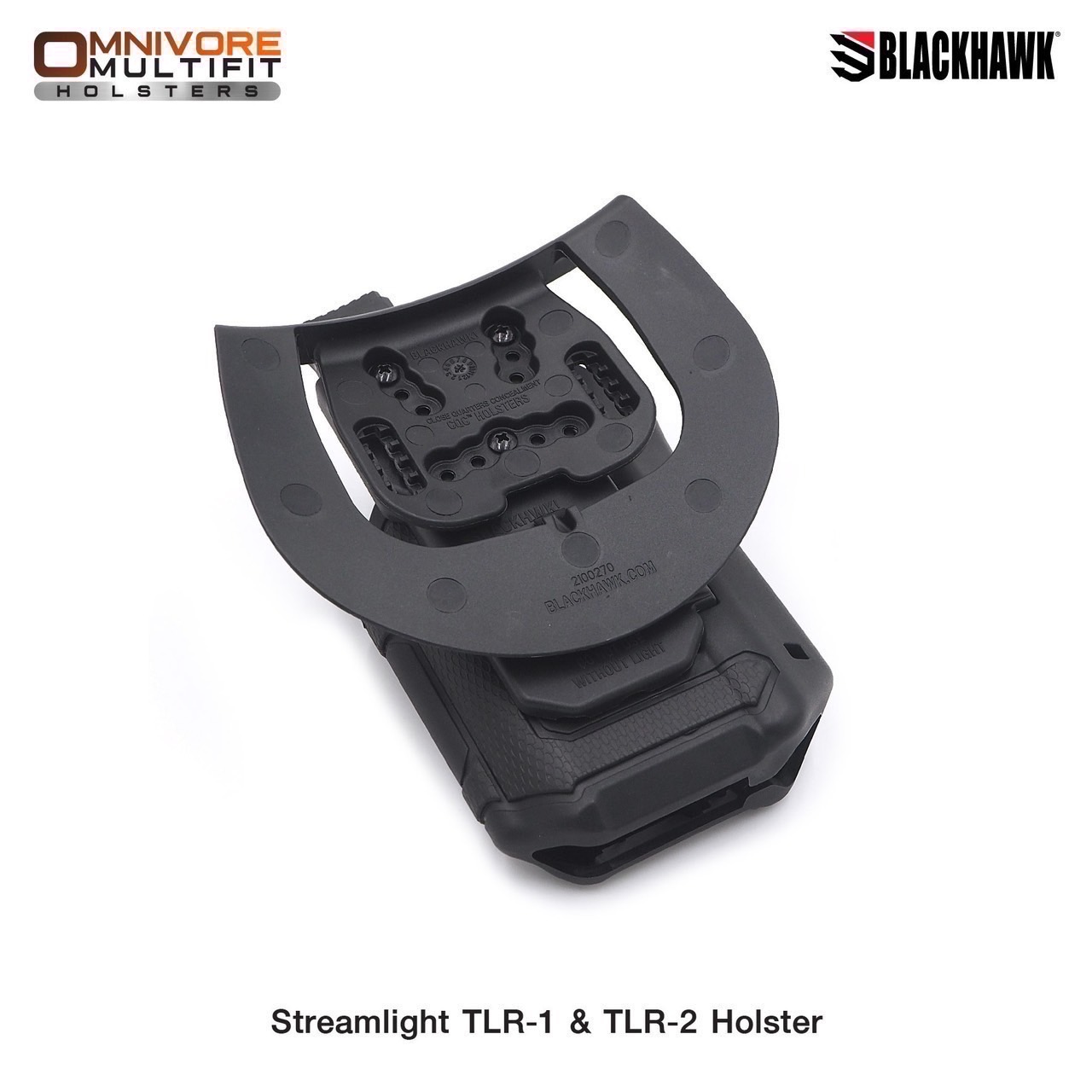New.ซองปืน Blackhawk OMNIVORE ( Omnivore Multift Holsters ) ⚓ ซองปืนปลดล็อคนิ้วโป้ง ( Level 2 ) ⚓ ใช้กับปืนพกได้มากกว่า 150 รุ่น ( ตามตาราง ) ⚓ ใช้ยึดแบบเพลทเหน็บหรือร้อยเข็มขัดได้ 📌 ใช้คู่กับไฟฉาย Streamlight TLR-1 & TLR-2 (