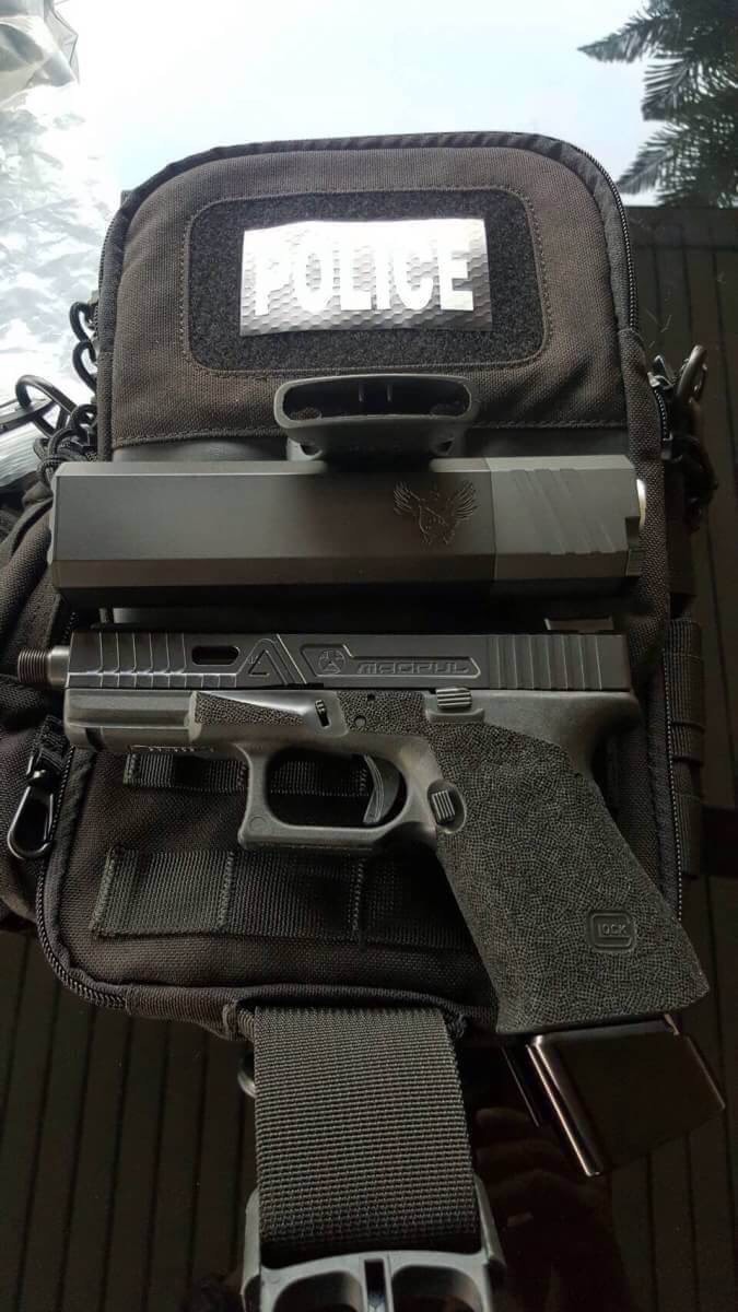 New.TARAN ยุทธวิธีนวัตกรรม-อาวุธฐาน อลูมิเนียม PAD KIT สำหรับ GLOCK The USPA IPSC และ IDPACS กีฬา ส้นแมกอลูมิเนียม cnc. สำหรับปืน GLOCK 9/40 + เพิ่ม 5 นัด ขนาด 9 mm. + เพิ่ม 4 นัด ขนาด .40 มีมา 6 สี ราคาพิเศษ