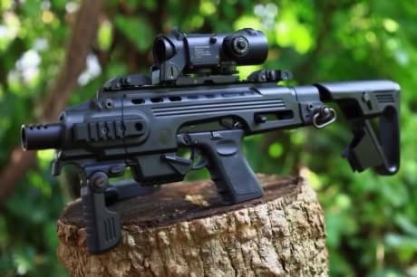 New.ชุดแต่งปืนสั้น GLOCK CAA RONI Glock 17-18-19 Pistol Carbine Conversion Kit in Black ราคาพิเศษ
