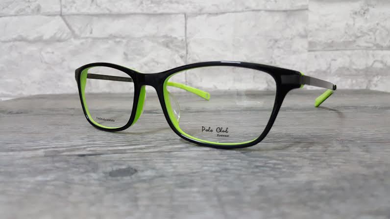 POLO club pc 3200 กรอบแว่นตาพร้อมเลนส์ มัลติโค๊ตHOYA ป้องกันรังสีคอม