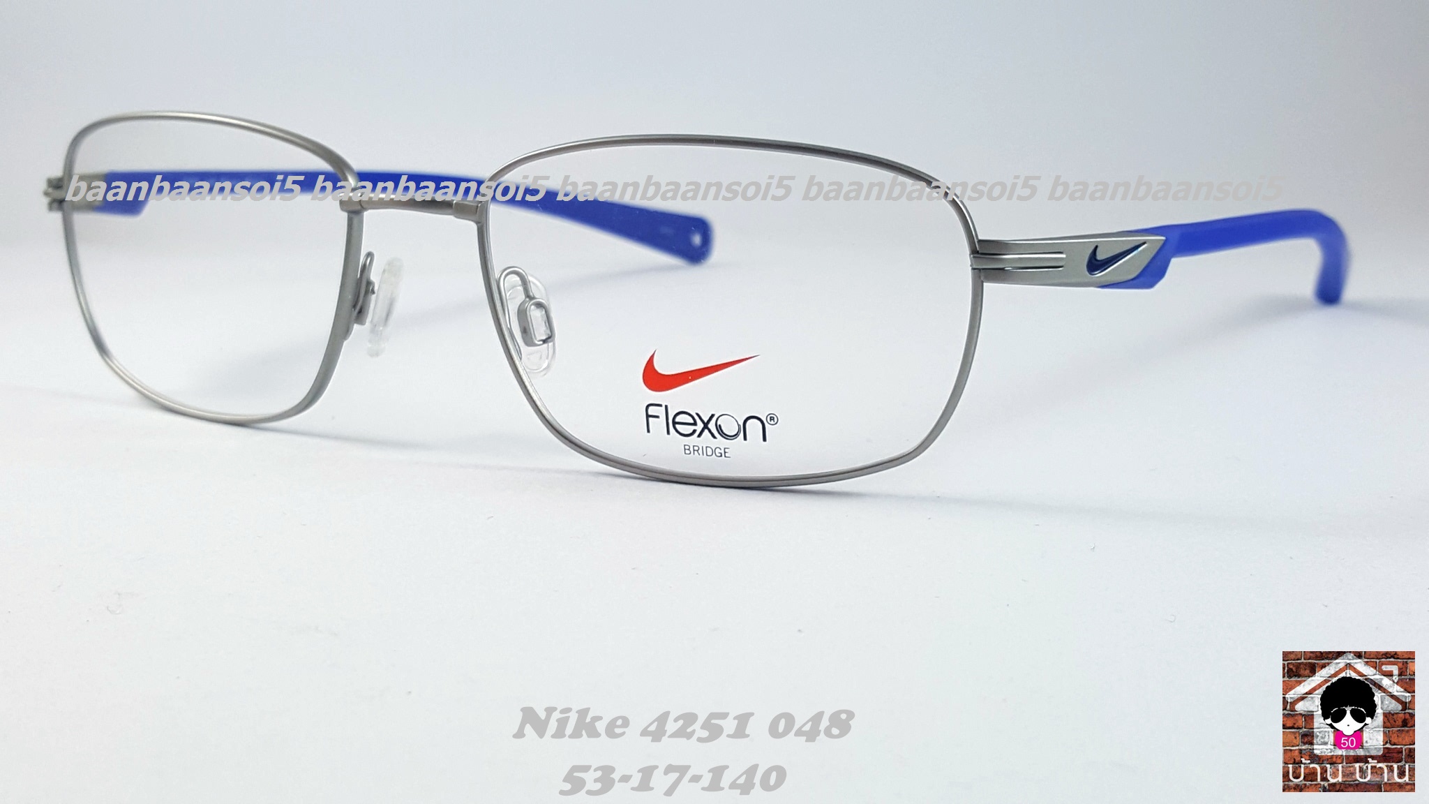 NIKE BRAND ORIGINALแท้ Flexon 4251 048 กรอบแว่นตาพร้อมเลนส์ มัลติโค๊ตHOYA ป้องกันรังสีคอม 5,200 บาท