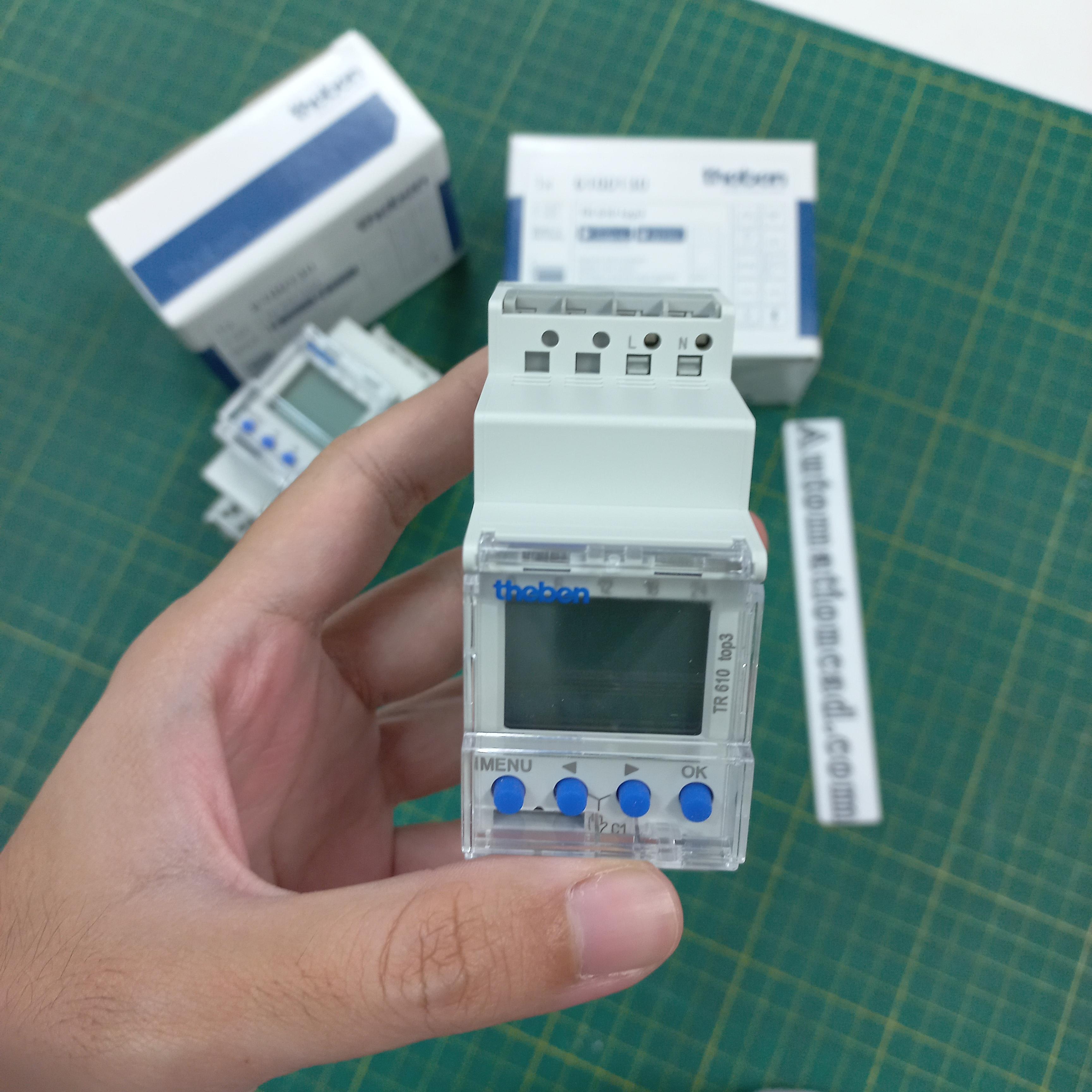 TIMER THEBEN ไทม์เมอร์ รุ่น TR610 top 3 มีแบตเตอรี่สำรองไฟ นาฬิกาตั้งเวลา 24 ชั่วโมง