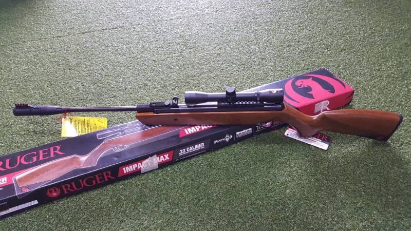 New.ปืนอัดลม Ruger Impact Max .22 Pellet Air Rifle with Scope เบอร์ 2 ✔พร้อมกล้องRuger 4x32 ราคาพิเศษ