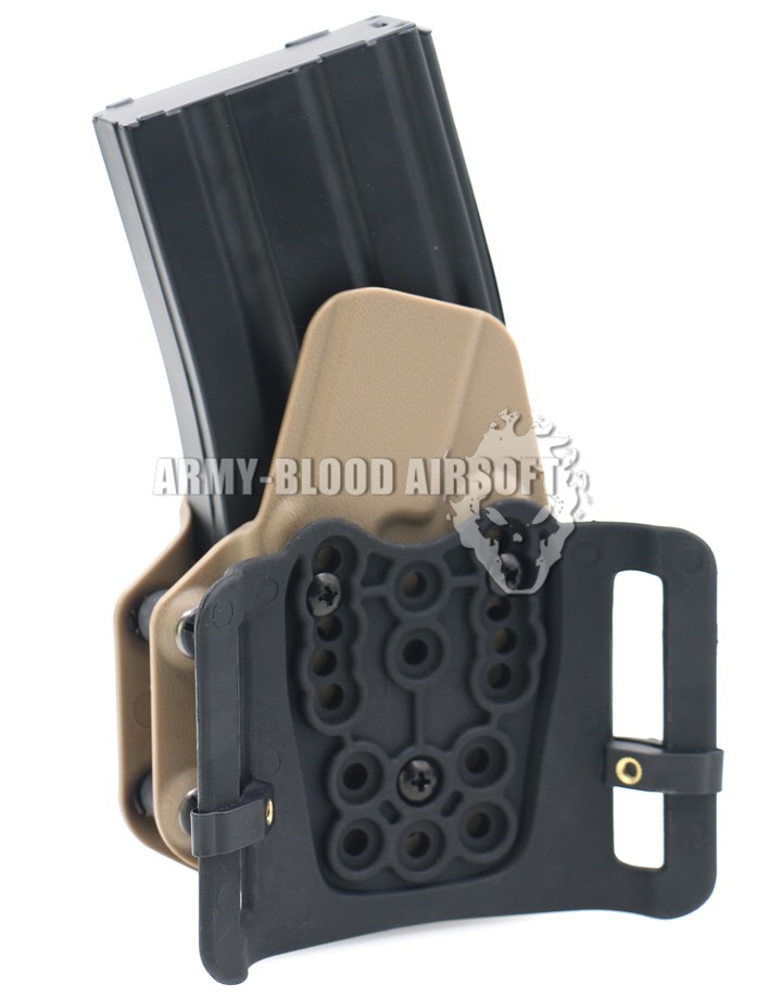 New.Single Standard Kydex Rifle Magazine Carrier for M4 5.56 Magazine(BK) ราคาพิเศษ