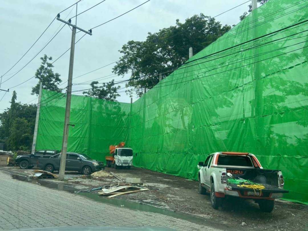 Mesh Sheet ผ้าใบก่อสร้าง ตาข่ายกันฝุ่น ผ้าใบกันฝุ่นงานก่อสร้าง