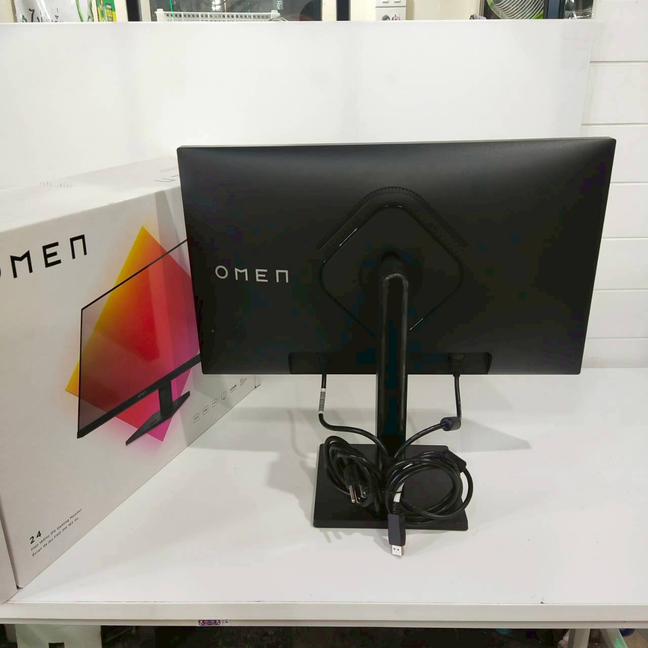 LED 23.8" HP OMEN 24 FHD IPS 165Hz HDMI + DP ประกันศูนย์ 16/10/2027